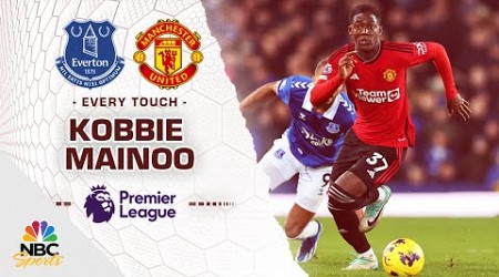 Every touch by Kobbie Mainoo in Manchester United&#39;s 3-0 win v. Everton | Premier League | NBC Sports