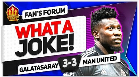 Out Of Europe? Galatasaray 3 - 3 Man United | LIVE Fans Forum