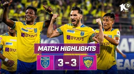 Match Highlights | Kerala Blasters FC 3-3 Chennaiyin FC | MW 8 | ISL 2023-24