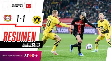 ¡LOS ONCE DE LA COMPAÑÍA SIGUEN INVICTOS EN LA BUNDESLIGA! | B. Leverkusen 1- B. Dortmund | RESUMEN