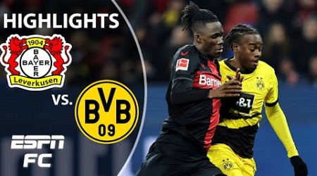 Bayer Leverkusen vs. Borussia Dortmund | Bundesliga Highlights | ESPN FC