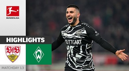 Guirassy &amp; Undav unstoppable | VfB Stuttgart - Werder Bremen 2-0 | Highlights | MD 13 – Bundesliga