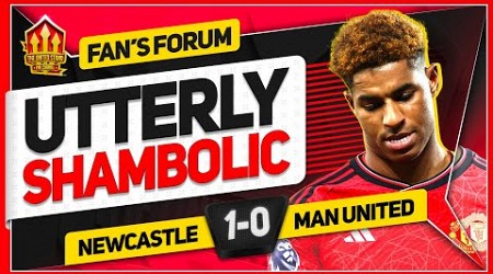 I&#39;M A UNITED FAN...GET ME OUT OF HERE! Newcastle 1-0 Man United | LIVE Fan Forum