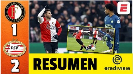 EL CHAQUITO SANTIAGO GIMÉNEZ marcó un GOLAZO en EL FEYENOORD 1-2 PSV de CHUCKY LOZANO | Eredivisie