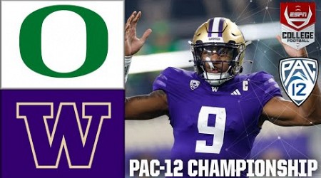 Pac-12 Championship Game: Oregon Ducks vs. Washington Huskies | Full Game Highlights