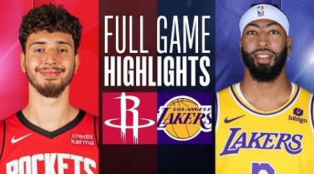 ROCKETS at LAKERS | FULL GAME HIGHLIGHTS | December 2, 2023