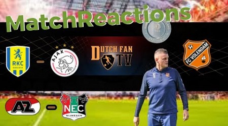 Dutch Eredivisie Special Review Edition Round 7/10 - FC Volendam Interim Headcoach= Michael Dingsdag