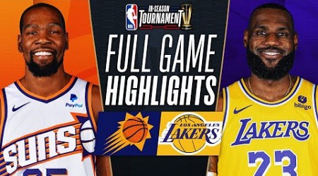 SUNS at LAKERS | NBA IN-SEASON TOURNAMENT 