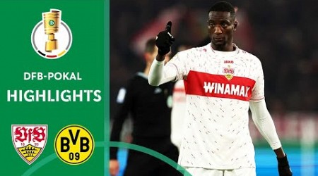 Stuttgart knock BVB out of the tournament | Stuttgart vs. Borussia Dortmund | Highlights | DFB-Pokal