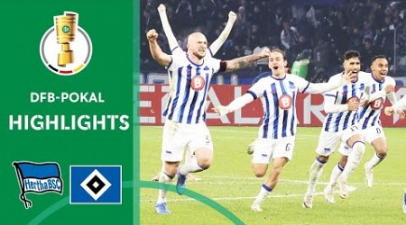 &quot;LAST-MINUTE Hertha&quot; wins on penalties! | Hertha BSC vs. Hamburger SV 4-3 | Highlights | DFB-Pokal