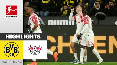 Early Red &amp; Own Goal, Leipzig Defeats Dortmund | Borussia Dortmund - RB Leipzig 2-3| MD 14 –BL 23/24