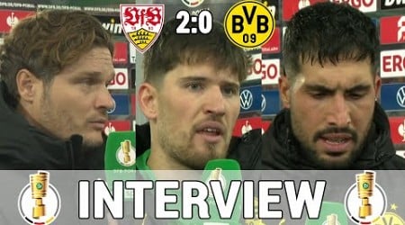 Nach Pokal Aus: Dortmunds Terzic, Kobel &amp; Can im Interview im Interview | Stuttgart 2:0 Dortmund