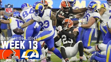 Cleveland Browns vs. Los Angeles Rams | 2023 Week 13 Game Highlights