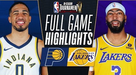 PACERS vs LAKERS | NBA IN-SEASON TOURNAMENT CHAMPIONSHIP 