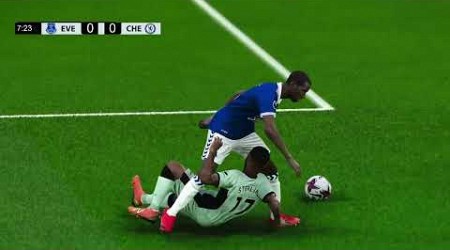 Everton 2 vs 0 Chelsea Full Match - Video Game Simulation pes 2021