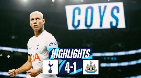 TOTTENHAM HOTSPUR 4-1 NEWCASTLE UNITED // PREMIER LEAGUE HIGHLIGHTS // RICHARLISON AT THE DOUBLE