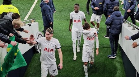 SCENES AT THE TOTTENHAM HOTSPUR STADIUM: Spurs 4-1 Newcastle