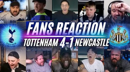 PREMIER LEAGUE FANS REACTION TO TOTTENHAM 4-1 NEWCASTLE | RICHARLISON SCORES