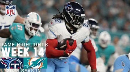 Tennessee Titans vs. Miami Dolphins | 2023 Week 14 Game Highlights