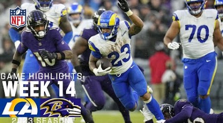 Los Angeles Rams vs. Baltimore Ravens | 2023 Week 14 Game Highlights