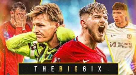 LIVERPOOL TOP AFTER ARSENAL FUMBLE! | UTD DESTROYED BY BOURNEMOUTH! | CHELSEA MUDDED! | THE BIG 6IX