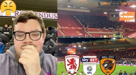 AWAY END SCENES AS BORO&#39;S DEFENCE CRUMBLES!!! Middlesbrough v Hull City matchday vlog