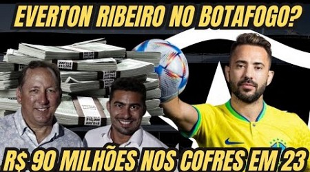 INTERESSE EM EVERTON RIBEIRO? | BOTAFOGO ARRECADOU QUASE R$ 100 MILHÕES DE TV NO BRASILEIRO 2023