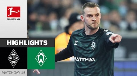 Equaliser Through Goalkeeper Error! | Borussia M&#39;gladbach - Werder Bremen | Highlights | Bundesliga