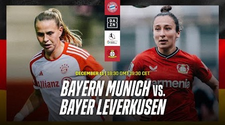 Bayern Munich vs. Bayer Leverkusen | Frauen Bundesliga 2023-24 Matchday 9