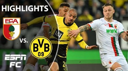 FC Augsburg vs. Borussia Dortmund | Bundesliga Highlights | ESPN FC