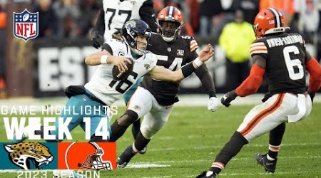 Jacksonville Jaguars vs. Cleveland Browns | 2023 Week 14 Game Highlights