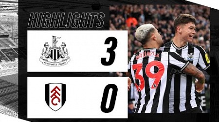 Newcastle United 3 Fulham 0 | Premier League Highlights