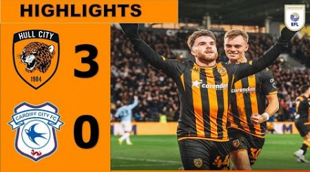 Hull City vs vs Cardiff City 3-0 Highlights Goals - EFL Championship 2023-24