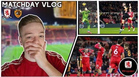 VERY POOR PERFORMANCE!! | MIDDLESBROUGH 1-2 HULL CITY | MATCHDAY VLOG!!