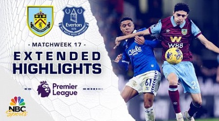 Burnley v. Everton | PREMIER LEAGUE HIGHLIGHTS | 12/16/2023 | NBC Sports