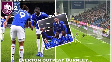 Noisy Everton Outplay Burnley 