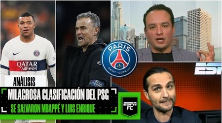 ANÁLISIS PSG clasificó a los octavos de final de la Champions en el grupo de la muerte | ESPN FC