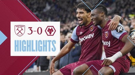 West Ham 3-0 Wolves | Kudus &amp; Bowen Lead Hammers To Confident Win | Premier League Highlights