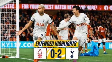 NOTTINGHAM FOREST 0-2 TOTTENHAM HOTSPUR // EXTENDED HIGHLIGHTS // RICHARLISON STRIKES AGAIN