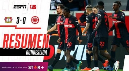 ¡LA RACHA INVICTA SIGUE INTACTA PARA LOS 11 DE LA COMPAÑÍA! | Leverkusen 3-0 Frankfurt | RESUMEN