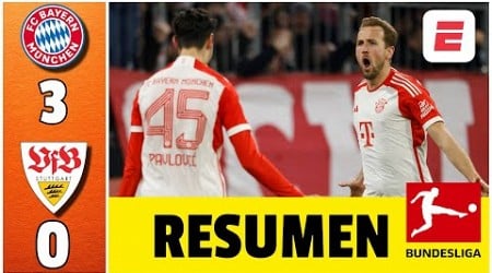 BAYERN MUNICH aplastó sin piedad al STUTTGART 3-0 con doblete de HARRY KANE nivel CRACK | Bundesliga