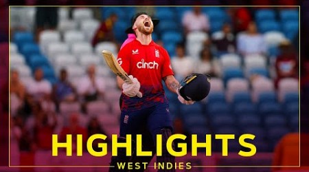 Salt Hits Stunning Century | Highlights | West Indies v England | 4th T20I