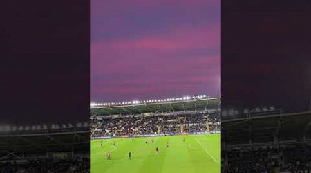 Hull City V Cardiff Amazing Sky this evening!!!