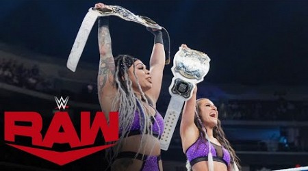 Katana Chance &amp; Kayden Carter capture the WWE Women’s Tag Team Titles: Raw highlights, Dec. 18, 2023