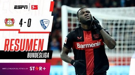 ¡TRIPLETE DE SCHICK Y GOLEADA DE LOS 11 DE LA COMPAÑÍA! | Bayer Leverkusen 4-0 Bochum | RESUMEN