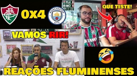 VAMOS RIR! REAÇÕES FLU TV - FLUMINENSE 0x4 MANCHESTER CITY FINAL DO MUNDIAL DE CLUBES.