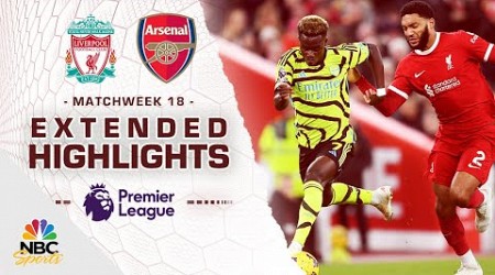 Arsenal v. Liverpool | PREMIER LEAGUE HIGHLIGHTS | 12/23/2023 | NBC Sports