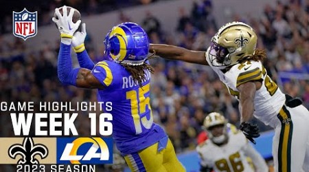 New Orleans Saints vs. Los Angeles Rams | 2023 Week 16 Game Highlights