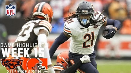 Chicago Bears vs. Cleveland Browns | 2023 Week 15 Game Highlights