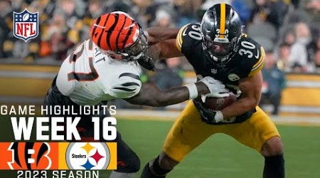 Cincinnati Bengals vs. Pittsburgh Steelers | 2023 Week 16 Game Highlights